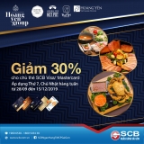 Hoàng Yến giảm 30% cho chủ thẻ SCB